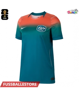 Günstige Australien Auswärtstrikot Damen WM 2026 Kurzarm